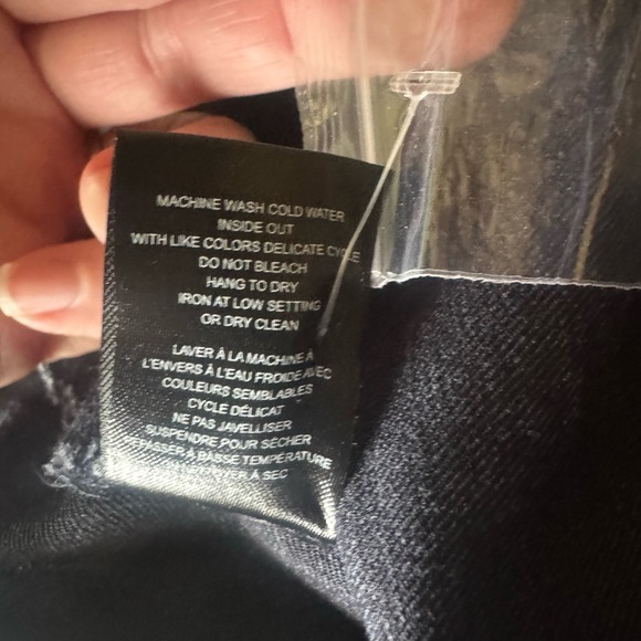 Meg & Margot Dark Blue Straight Leg Women's Denim Trousers - Picture 8 of 8